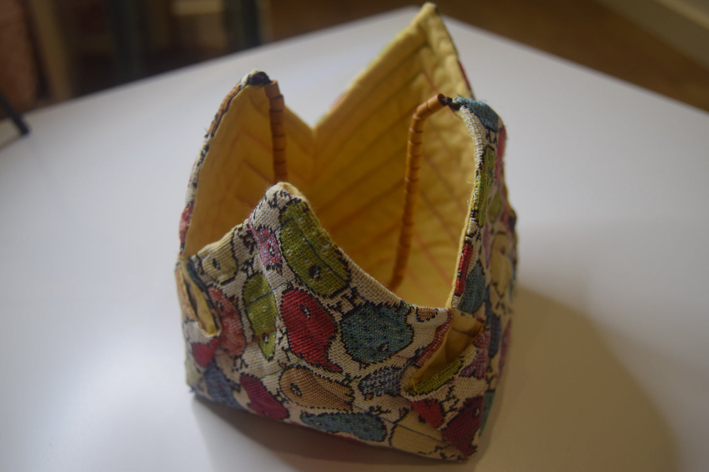 Fabric Bread Basket - Chicks