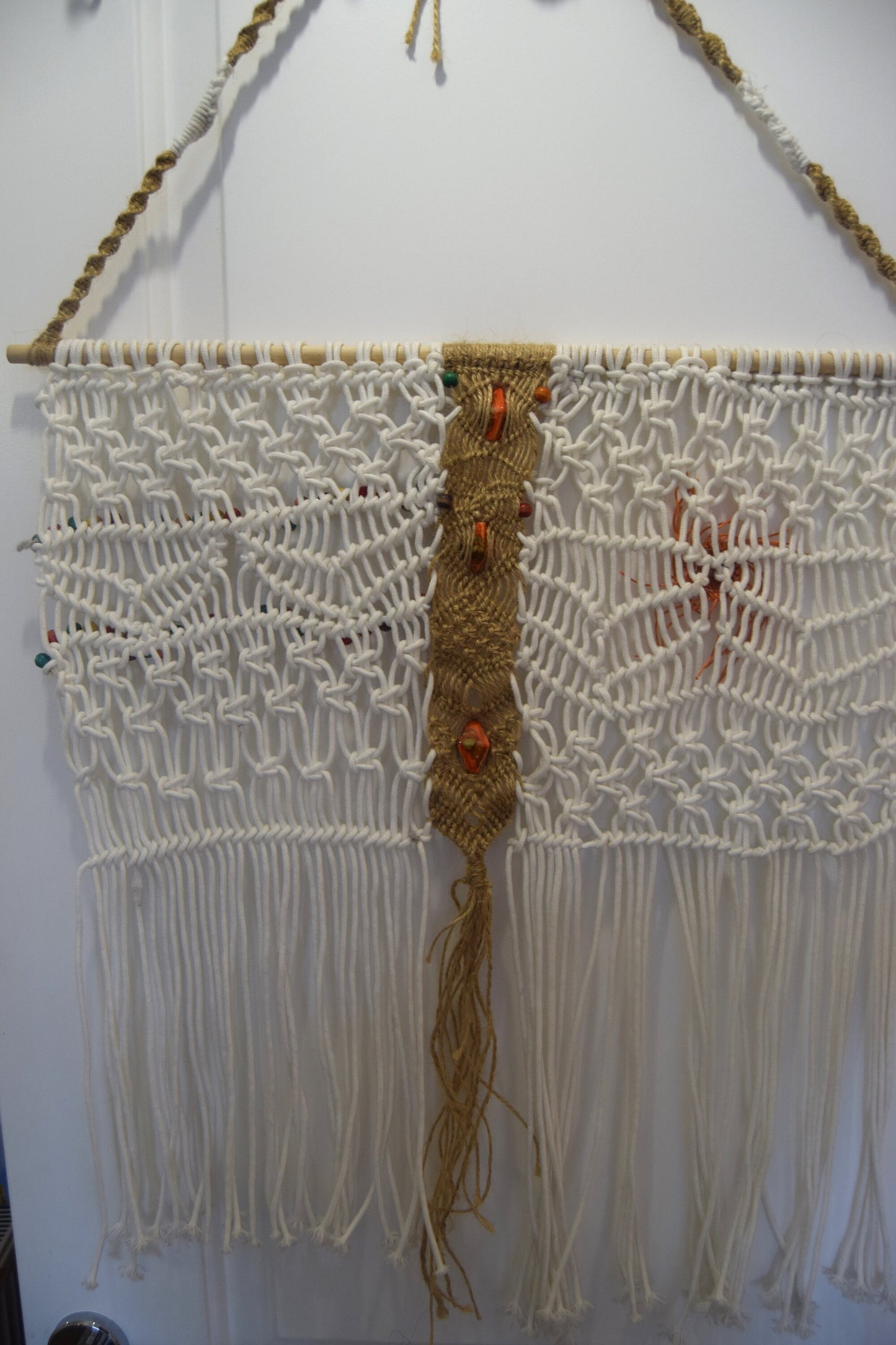 Beaded Macrame Hanging Decoration