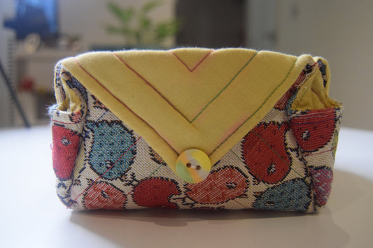 Fabric Bread Basket - Chicks
