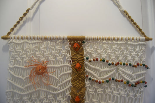Beaded Macrame Hanging Decoration