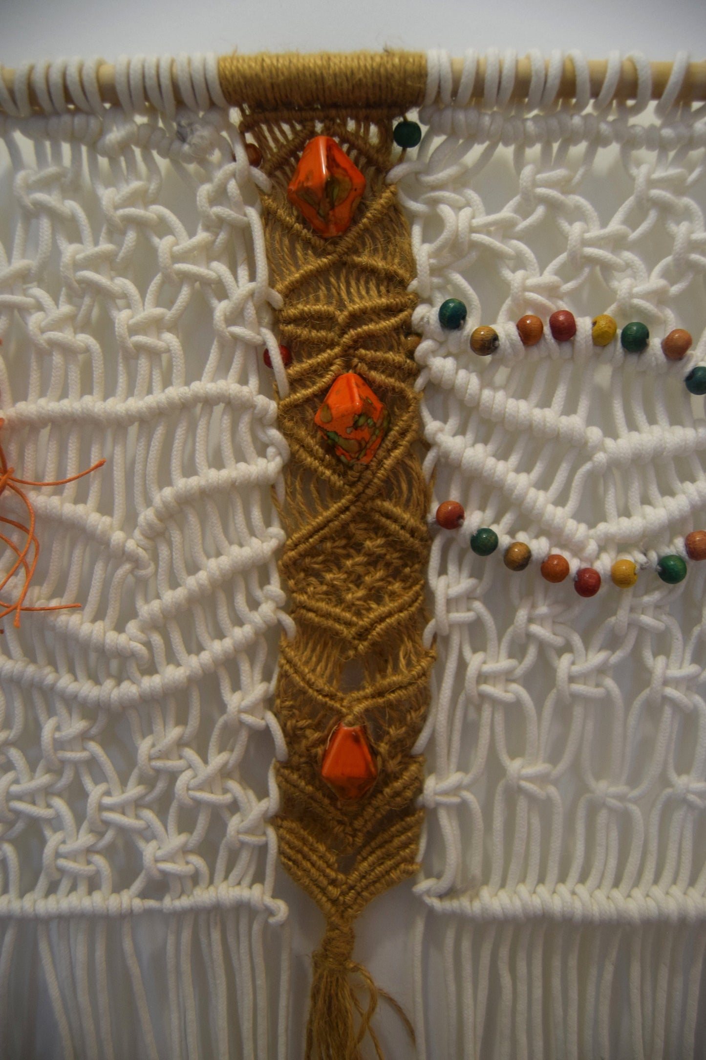 Beaded Macrame Hanging Decoration