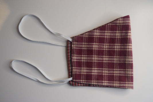 Hijab-Friendly Fabric Face Mask, Reusable 100% Cotton