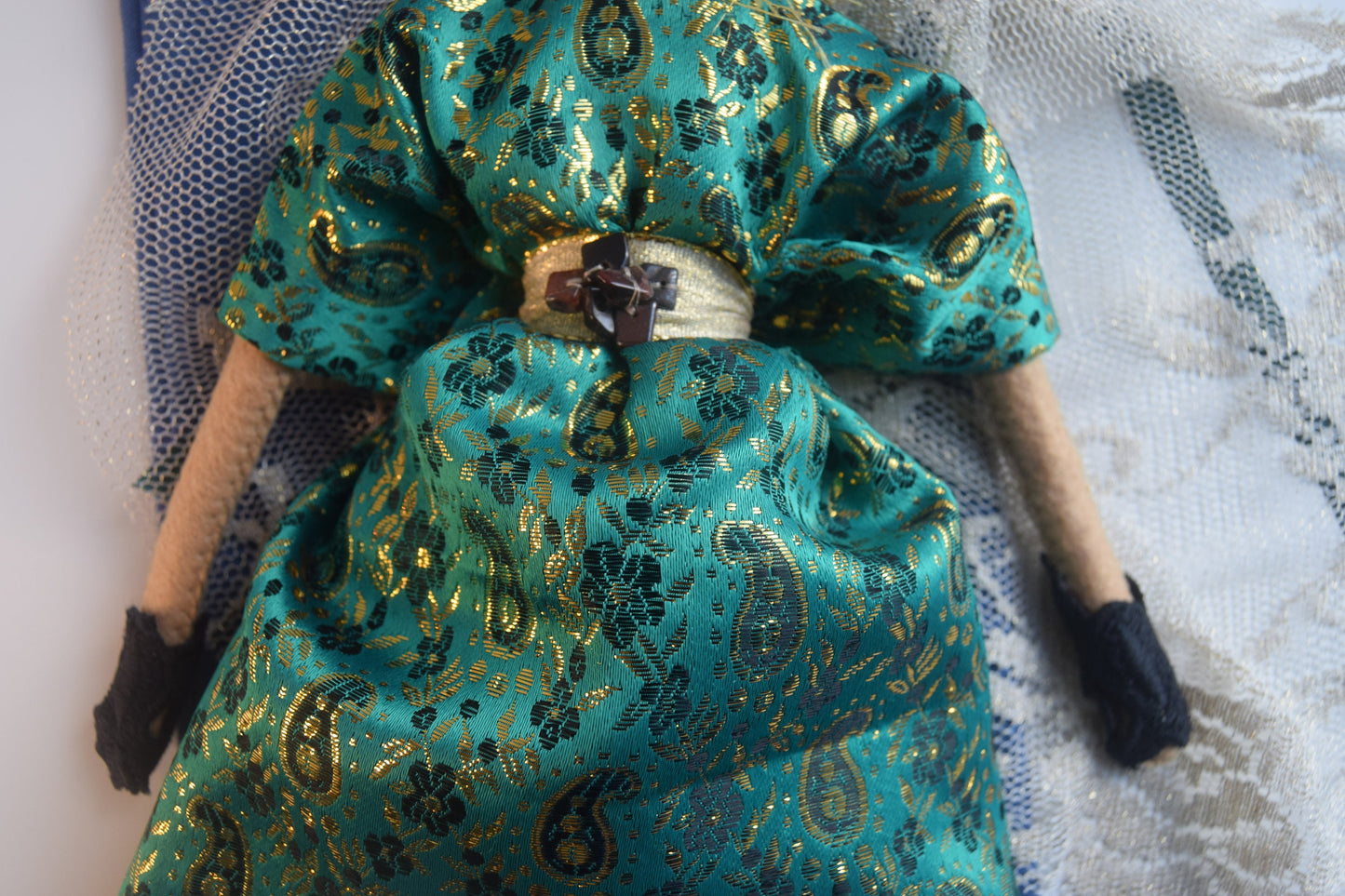 Handmade Fabric Doll - Traditional Sudanese Dress