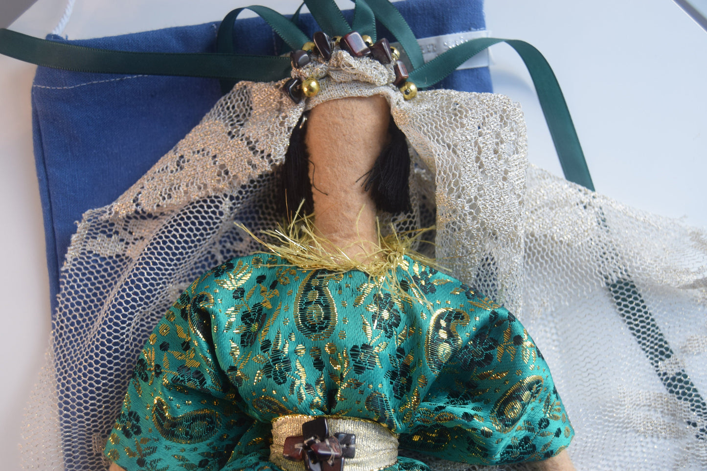 Handmade Fabric Doll - Traditional Sudanese Dress