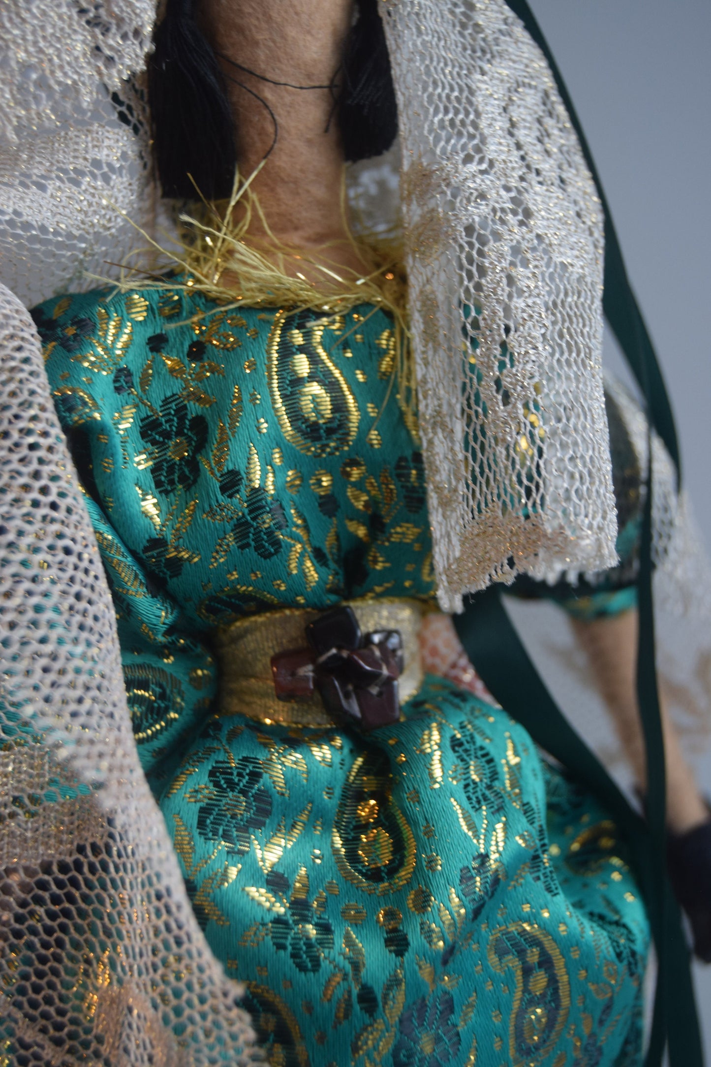 Handmade Fabric Doll - Traditional Sudanese Dress
