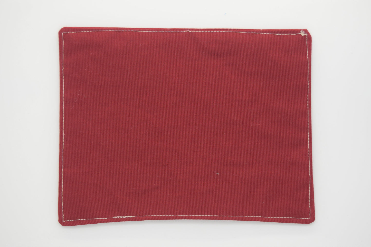 Sashiko Embroidery Fabric - Red and White
