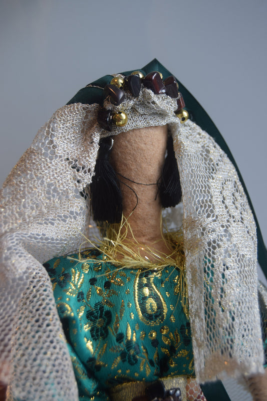 Handmade Fabric Doll - Traditional Sudanese Dress