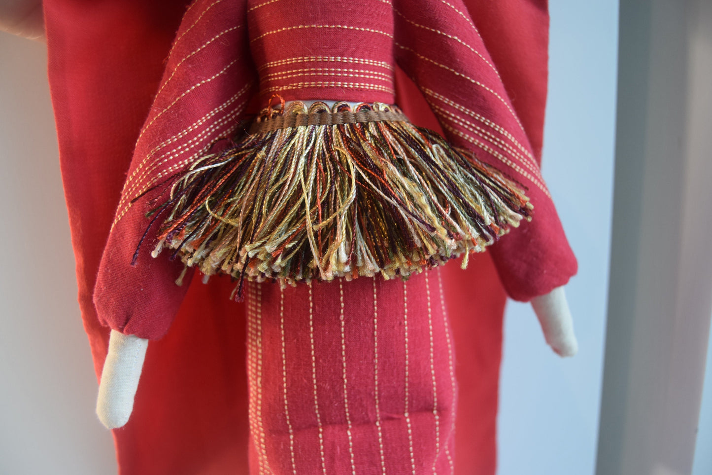 Handmade Fabric Doll - Traditional Yemeni Dress