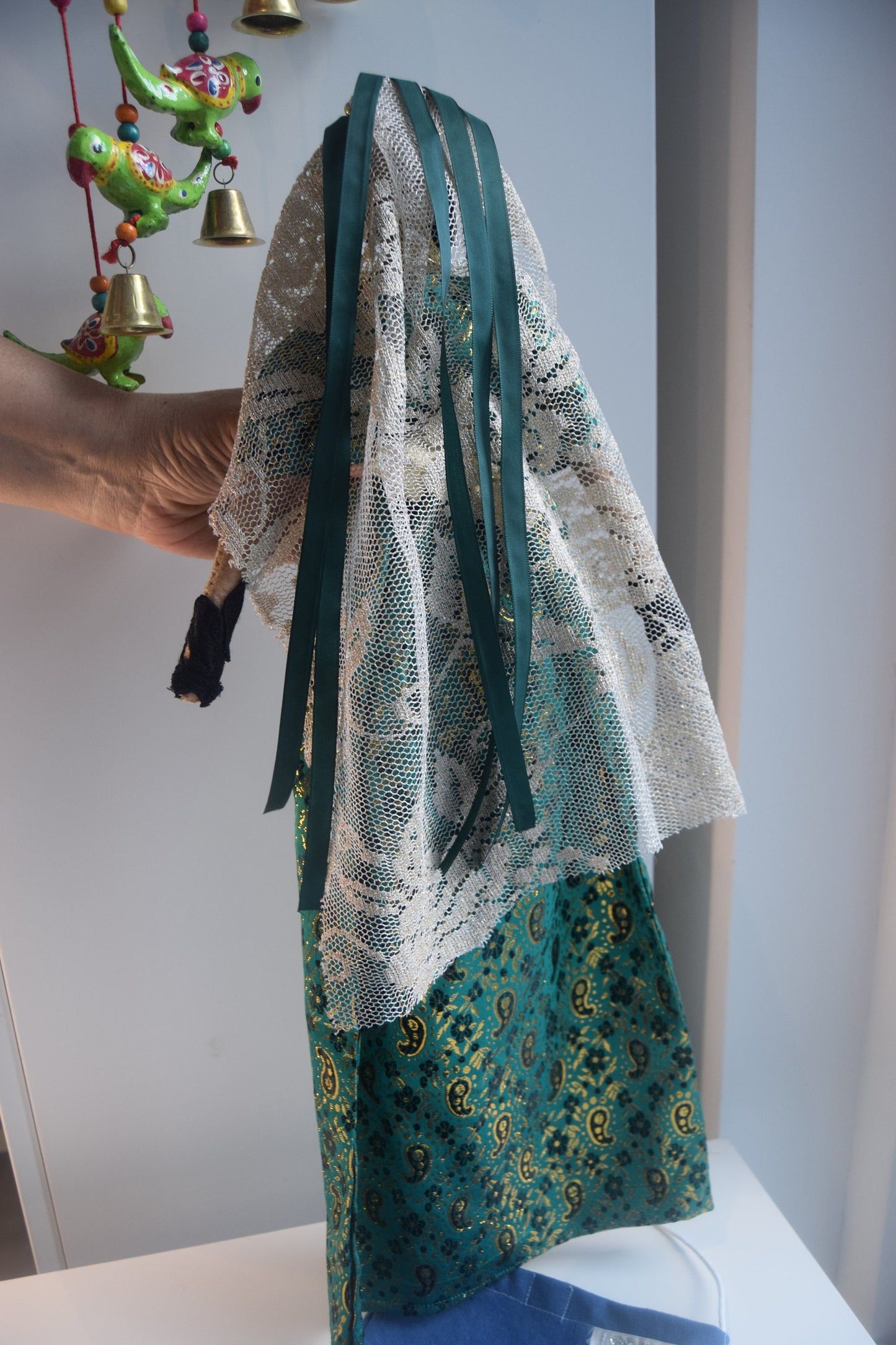 Handmade Fabric Doll - Traditional Sudanese Dress